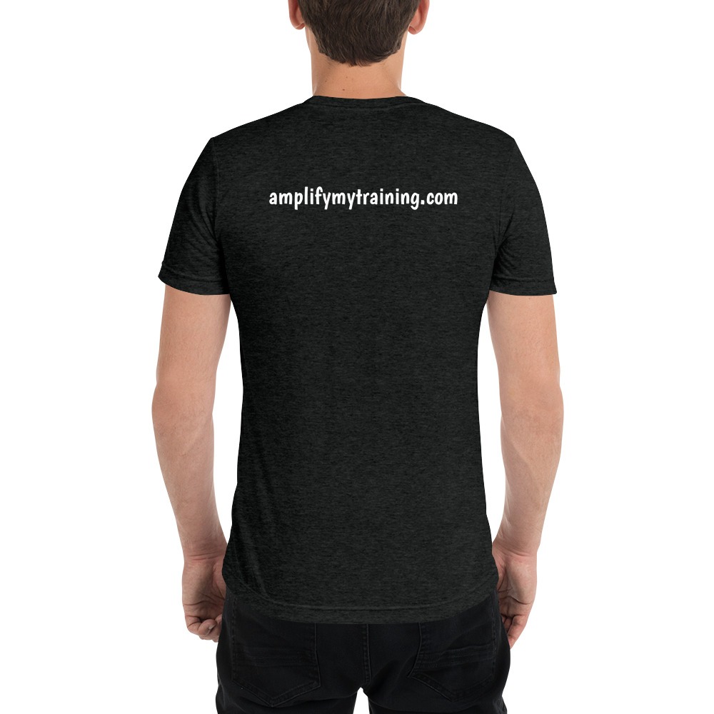 Amplify's Ultra soft Tri-blend Tee - Black - Amplify My Training