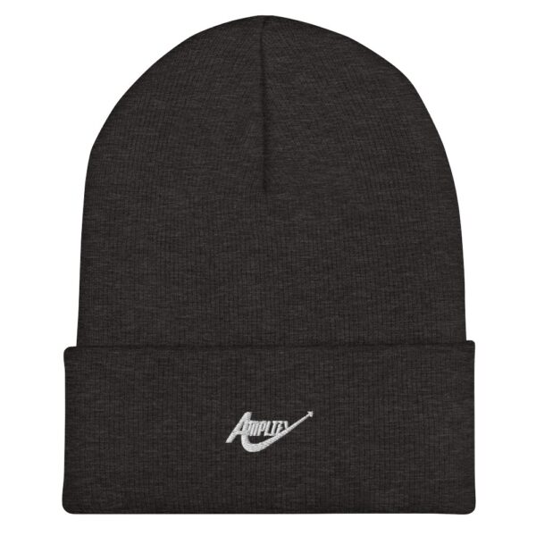 Cuffed Beanie White logo - Image 4