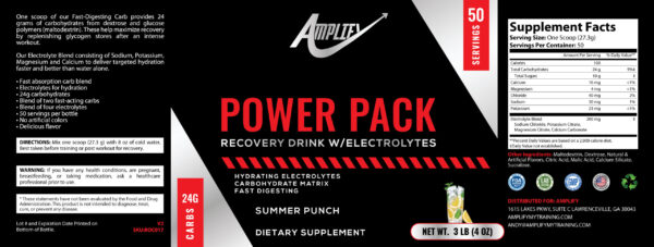 Power pack recovery drink