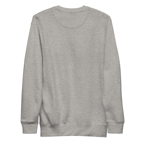 Embroidered Grey (B) Premium Sweatshirt - Image 2