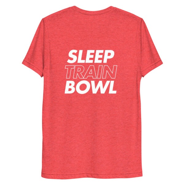 SLEEP TRAIN BOWL (Red) sleeve t-shirt