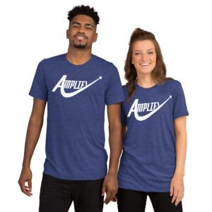 Amplify's Ultra soft Blue (W) Tri-blend Tee