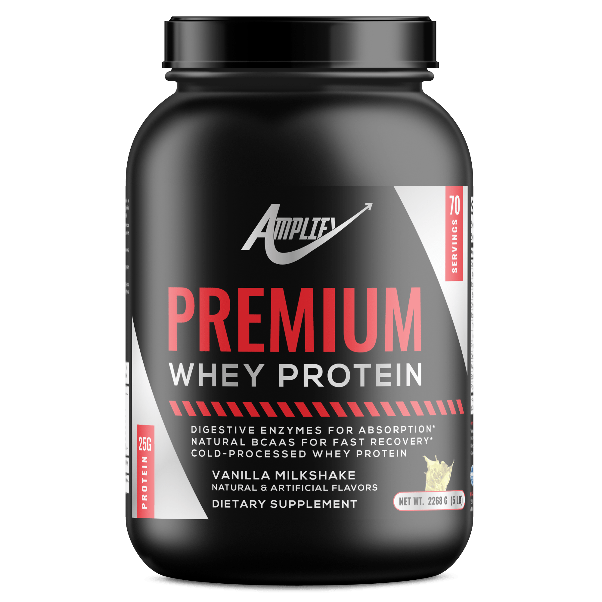 5lb premium whey protein vanilla